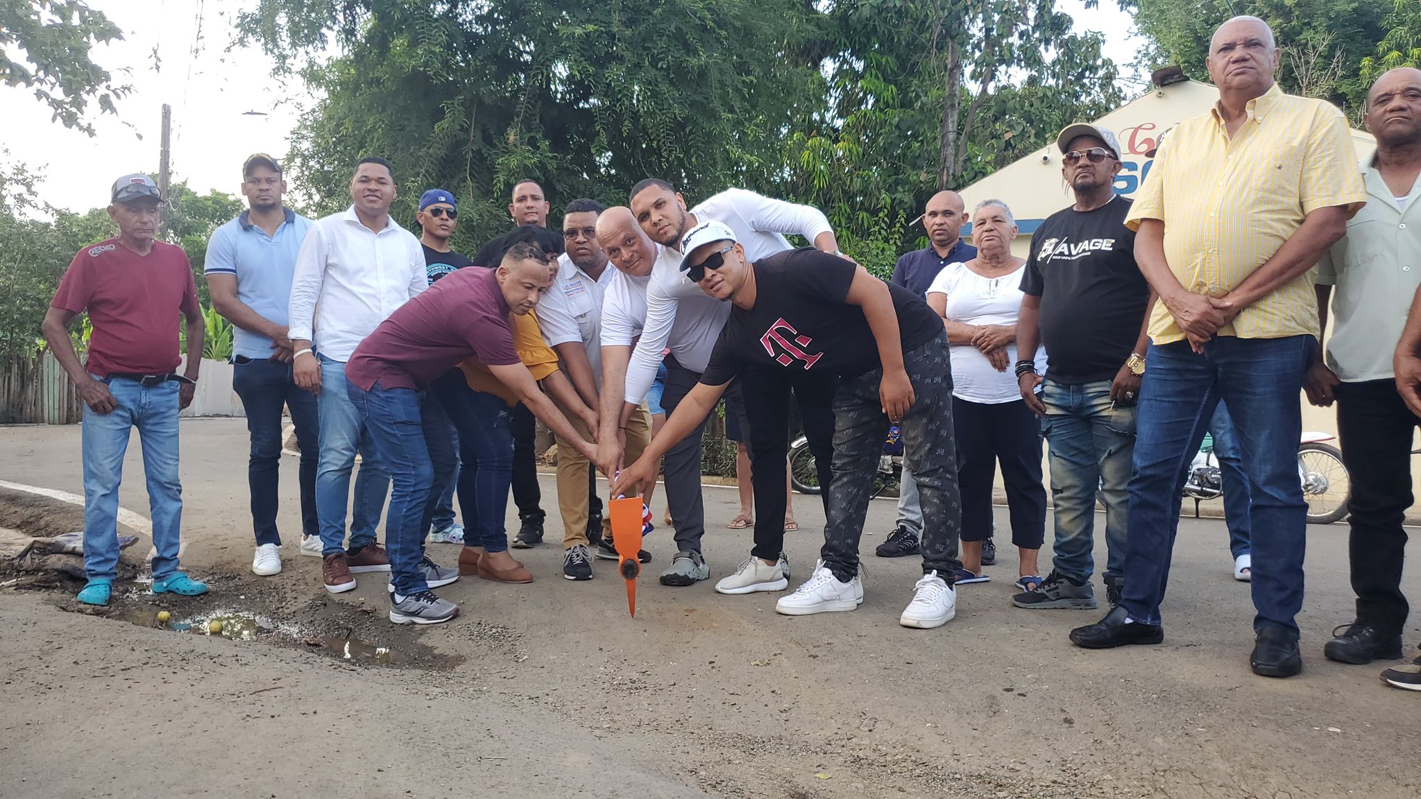 🚧 Avanza el desarrollo vial en Jaibón Mao: Primer picazo en La Yagua y Pueblo Nuevo