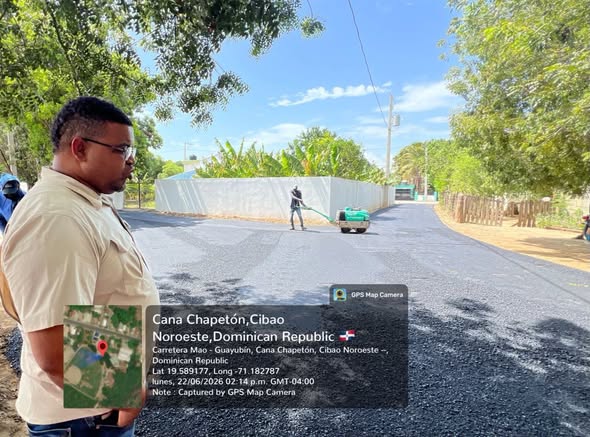 Junta Distrital continúa mejorando las vías del distrito con asfaltado y bacheo en varias comunidades